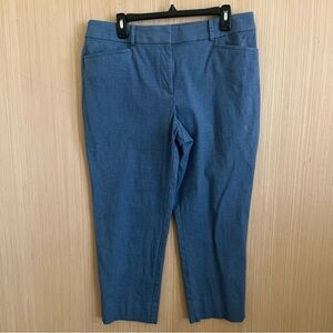 LOFT Riviera Curvy fit cropped pants size 12